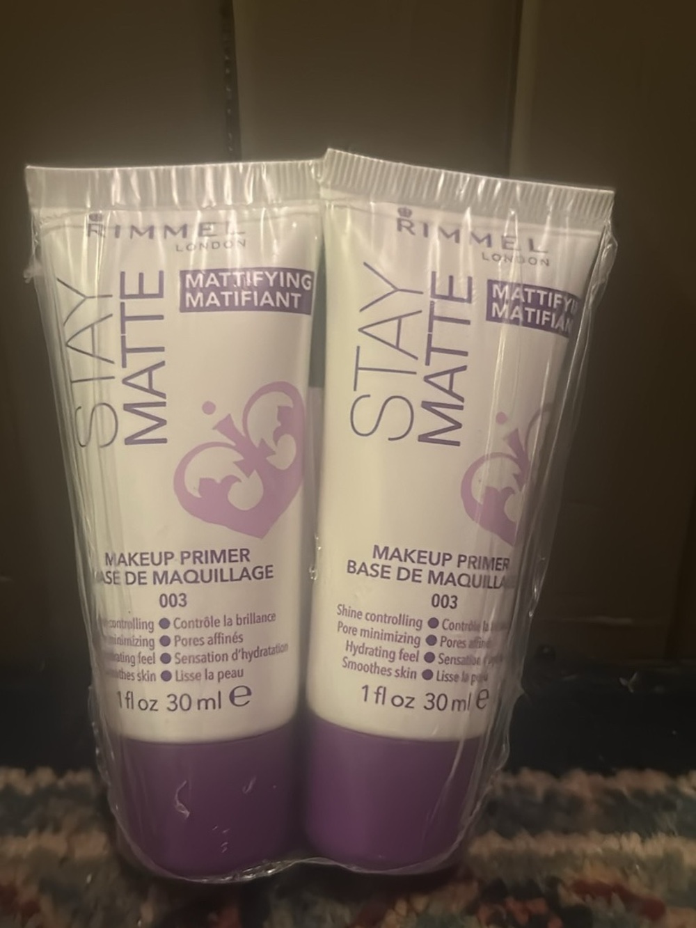 Rimmel London Shade 003 Matte Primer 2 Pack NEW SEALED